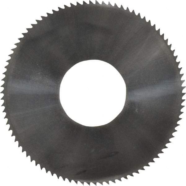 Made in USA - 1-3/4" Diam x 0.016" Blade Thickness x 5/8" Arbor Hole Diam, 90 Tooth Slitting and Slotting Saw - Arbor Connection, Solid Carbide, Concave Ground - Industrial Tool & Supply