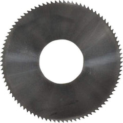 Made in USA - 1-3/4" Diam x 0.016" Blade Thickness x 5/8" Arbor Hole Diam, 90 Tooth Slitting and Slotting Saw - Arbor Connection, Solid Carbide, Concave Ground - Industrial Tool & Supply