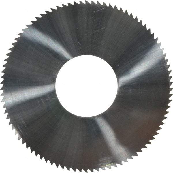 Made in USA - 1-3/4" Diam x 0.02" Blade Thickness x 5/8" Arbor Hole Diam, 90 Tooth Slitting and Slotting Saw - Arbor Connection, Solid Carbide, Concave Ground - Industrial Tool & Supply