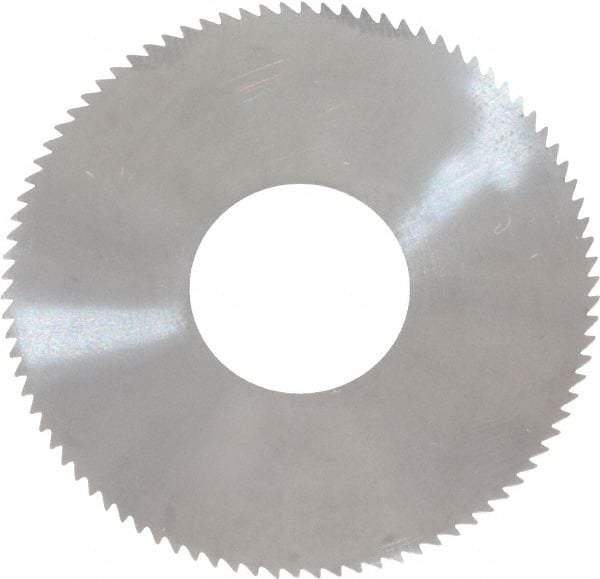 Made in USA - 1-3/4" Diam x 0.025" Blade Thickness x 5/8" Arbor Hole Diam, 90 Tooth Slitting and Slotting Saw - Arbor Connection, Solid Carbide, Concave Ground - Industrial Tool & Supply