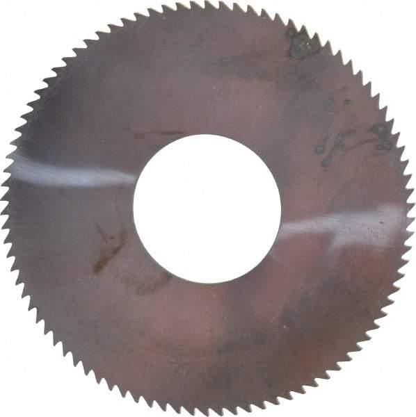 Made in USA - 1-3/4" Diam x 0.045" Blade Thickness x 5/8" Arbor Hole Diam, 90 Tooth Slitting and Slotting Saw - Arbor Connection, Solid Carbide, Concave Ground - Industrial Tool & Supply