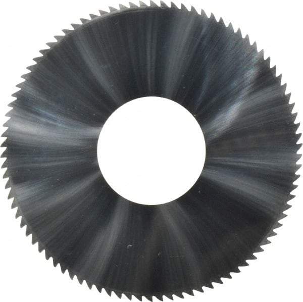 Made in USA - 1-3/4" Diam x 0.051" Blade Thickness x 5/8" Arbor Hole Diam, 90 Tooth Slitting and Slotting Saw - Arbor Connection, Solid Carbide, Concave Ground - Industrial Tool & Supply