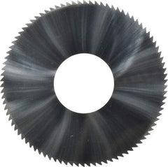 Made in USA - 1-3/4" Diam x 0.051" Blade Thickness x 5/8" Arbor Hole Diam, 90 Tooth Slitting and Slotting Saw - Arbor Connection, Solid Carbide, Concave Ground - Industrial Tool & Supply
