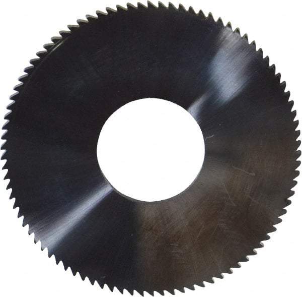Made in USA - 1-3/4" Diam x 0.064" Blade Thickness x 5/8" Arbor Hole Diam, 90 Tooth Slitting and Slotting Saw - Arbor Connection, Solid Carbide, Concave Ground - Industrial Tool & Supply