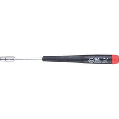 Wiha - 5.5mm Solid Shaft Precision Nutdriver - Cushion Grip Handle, 6-11/16" OAL - Industrial Tool & Supply