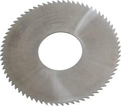 Made in USA - 2-3/4" Diam x 0.032" Blade Thickness x 1" Arbor Hole Diam, 72 Tooth Slitting and Slotting Saw - Arbor Connection, Solid Carbide, Concave Ground - Industrial Tool & Supply