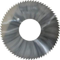 Made in USA - 2-3/4" Diam x 0.036" Blade Thickness x 1" Arbor Hole Diam, 72 Tooth Slitting and Slotting Saw - Arbor Connection, Solid Carbide, Concave Ground - Industrial Tool & Supply