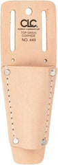 CLC - 1 Pocket Knife Holster - Leather, Tan - Industrial Tool & Supply