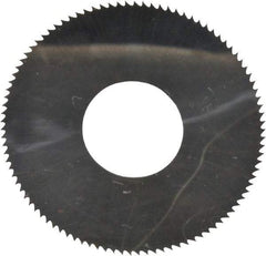 Made in USA - 1" Diam x 0.014" Blade Thickness, 3/8" Arbor Hole Diam, 98 Teeth, Solid Carbide Jeweler's Saw - Uncoated - Industrial Tool & Supply