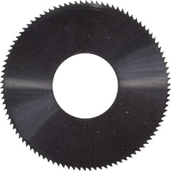Made in USA - 1" Diam x 0.025" Blade Thickness, 3/8" Arbor Hole Diam, 98 Teeth, Solid Carbide Jeweler's Saw - Uncoated - Industrial Tool & Supply