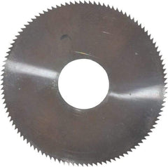 Made in USA - 1-1/4" Diam x 0.02" Blade Thickness, 3/8" Arbor Hole Diam, 110 Teeth, Solid Carbide, Jeweler's Saw - Uncoated - Industrial Tool & Supply