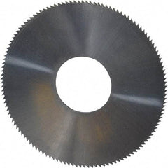 Made in USA - 1-1/2" Diam x 0.031" Blade Thickness, 1/2" Arbor Hole Diam, 130 Teeth, Solid Carbide, Jeweler's Saw - Uncoated - Industrial Tool & Supply