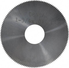 Made in USA - 1-3/4" Diam x 0.014" Blade Thickness, 1/2" Arbor Hole Diam, 130 Teeth, Solid Carbide, Jeweler's Saw - Uncoated - Industrial Tool & Supply