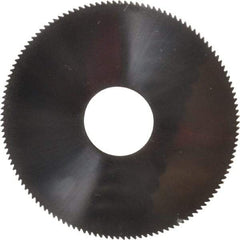 Made in USA - 1-3/4" Diam x 0.025" Blade Thickness, 1/2" Arbor Hole Diam, 130 Teeth, Solid Carbide, Jeweler's Saw - Uncoated - Industrial Tool & Supply