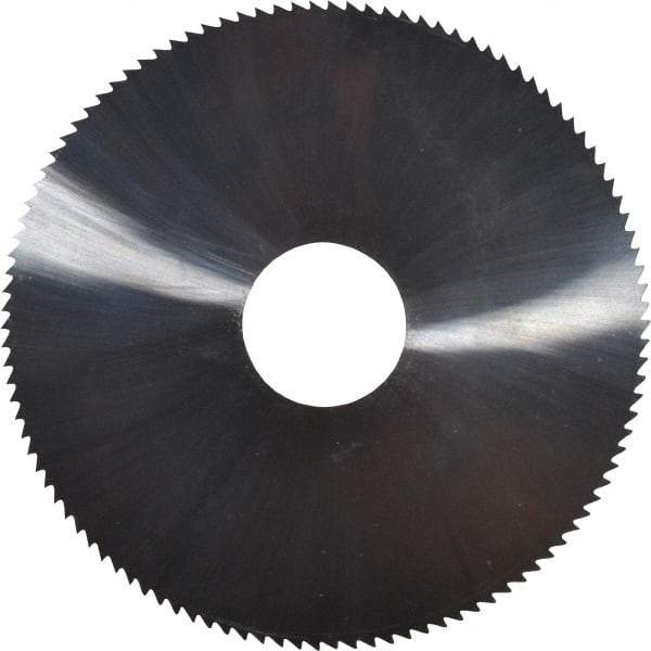 Made in USA - 2" Diam x 0.051" Blade Thickness, 1/2" Arbor Hole Diam, 110 Teeth, Solid Carbide Jeweler's Saw - Uncoated - Industrial Tool & Supply