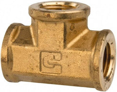 Parker - Hose I.D. x MNPTF End Connection Brass Truck Valve - 3.73" OAL, 3/4 x 3/8" Pipe - Industrial Tool & Supply