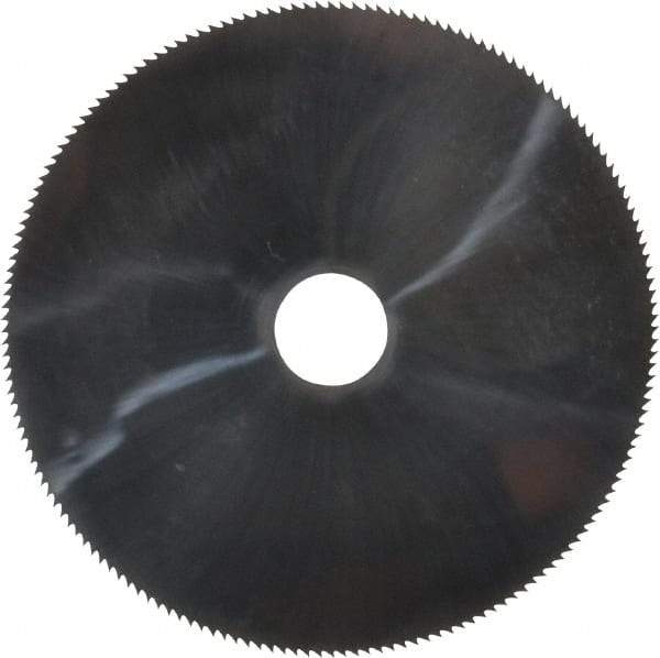 Made in USA - 3" Diam x 0.032" Blade Thickness, 1/2" Arbor Hole Diam, 168 Teeth, Solid Carbide Jeweler's Saw - Uncoated - Industrial Tool & Supply