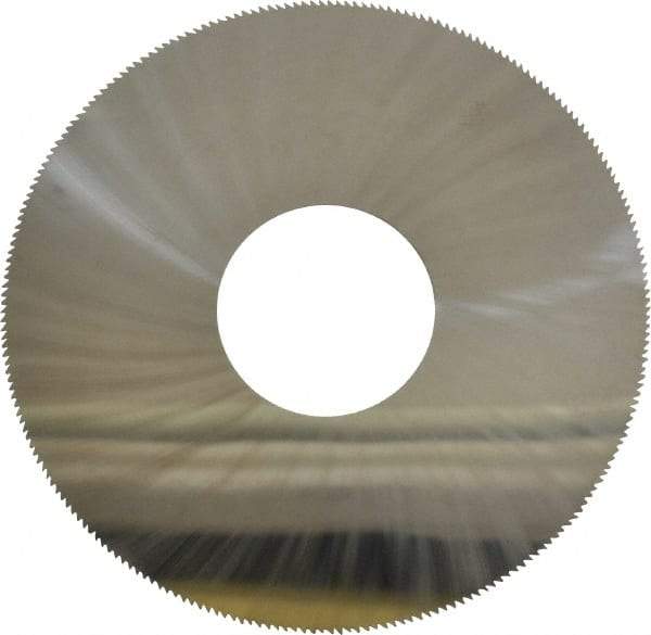 Made in USA - 3" Diam x 0.035" Blade Thickness, 1" Arbor Hole Diam, 230 Teeth, Solid Carbide Jeweler's Saw - Uncoated - Industrial Tool & Supply