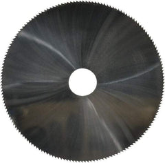 Made in USA - 3" Diam x 0.04" Blade Thickness, 1/2" Arbor Hole Diam, 168 Teeth, Solid Carbide Jeweler's Saw - Uncoated - Industrial Tool & Supply