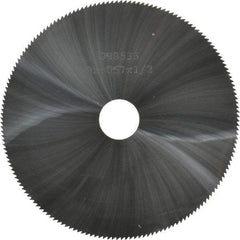 Made in USA - 3" Diam x 0.057" Blade Thickness, 1/2" Arbor Hole Diam, 168 Teeth, Solid Carbide Jeweler's Saw - Uncoated - Industrial Tool & Supply