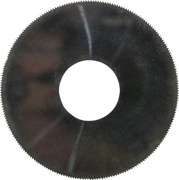 Made in USA - 3" Diam x 0.02" Blade Thickness, 1" Arbor Hole Diam, 230 Teeth, Solid Carbide Jeweler's Saw - Uncoated - Industrial Tool & Supply