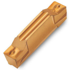 Grooving Insert: TDFTT K10, Solid Carbide Uncoated, Right Hand, 0.118″ Cutting Width, Series TDFT-E