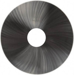 Made in USA - 4" Diam x 0.035" Blade Thickness, 1" Arbor Hole Diam, 220 Teeth, Solid Carbide Jeweler's Saw - Uncoated - Industrial Tool & Supply