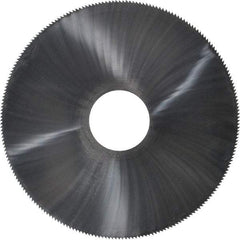 Made in USA - 4" Diam x 1/16" Thick, 1" Arbor Hole Diam, 220 Teeth, Solid Carbide Jeweler's Saw - Uncoated - Industrial Tool & Supply