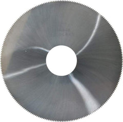 Made in USA - 4" Diam x 0.064" Blade Thickness, 1" Arbor Hole Diam, 220 Teeth, Solid Carbide Jeweler's Saw - Uncoated - Industrial Tool & Supply