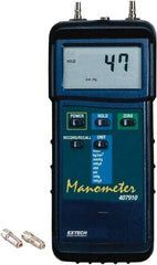 Extech - 29 Max psi, 2% Accuracy, Differential Pressure Manometer - Industrial Tool & Supply