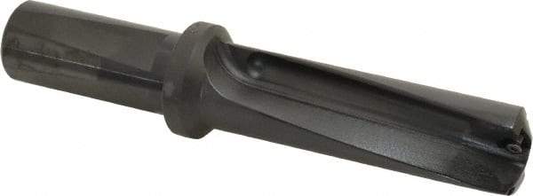 Kyocera - 3.37" Max Drill Depth, 3xD, 1-1/8" Diam, Indexable Insert Drill - 2 Inserts, 1" Shank Diam, Whistle Notch Shank - Industrial Tool & Supply