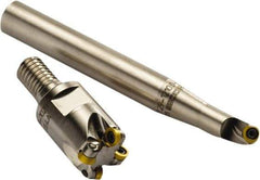 Seco - 23mm Cutting Diam, 3mm Max Depth of Cut, Arbor Hole Indexable Copy End Mill - 5 Inserts, RDH. 06T1 Insert, R217.29 Toolholder - Industrial Tool & Supply