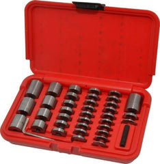 SPI - 36 Piece, 0.05 to 1", Steel Spacer Block Set - Round, 0.0001" Tolerance - Industrial Tool & Supply