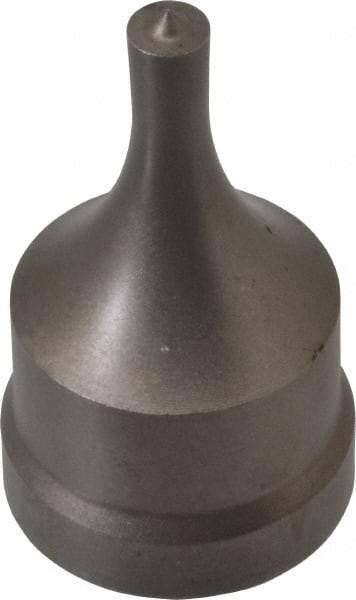 Cleveland Steel Tool - 1/4 Inch Diameter Round Ironworker Punch - 1-1/32 Inch Body Diameter, 1-5/32 Inch Head Diameter, 1-15/16 Inch Overall Length - Industrial Tool & Supply