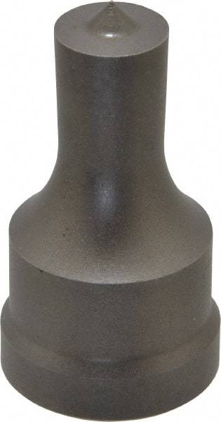 Cleveland Steel Tool - 9/16 Inch Diameter Round Ironworker Punch - 1-1/32 Inch Body Diameter, 1-5/32 Inch Head Diameter, 1-15/16 Inch Overall Length - Industrial Tool & Supply