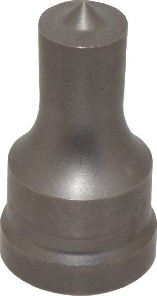 Cleveland Steel Tool - 5/8 Inch Diameter Round Ironworker Punch - 1-1/32 Inch Body Diameter, 1-5/32 Inch Head Diameter, 1-15/16 Inch Overall Length - Industrial Tool & Supply