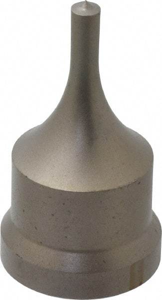 Cleveland Steel Tool - 7/32 Inch Diameter Round Ironworker Punch - 1-1/16 Inch Body Diameter, 1-7/32 Inch Head Diameter, 2-1/8 Inch Overall Length - Industrial Tool & Supply