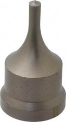 Cleveland Steel Tool - 7/32 Inch Diameter Round Ironworker Punch - 1-1/16 Inch Body Diameter, 1-7/32 Inch Head Diameter, 2-1/8 Inch Overall Length - Industrial Tool & Supply