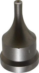 Cleveland Steel Tool - 1/4 Inch Diameter Round Ironworker Punch - 1-1/16 Inch Body Diameter, 1-7/32 Inch Head Diameter, 2-1/8 Inch Overall Length - Industrial Tool & Supply