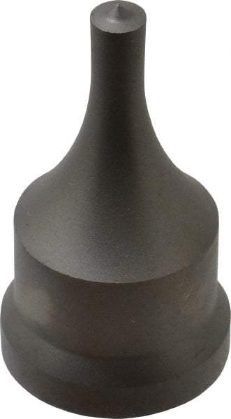 Cleveland Steel Tool - 9/32 Inch Diameter Round Ironworker Punch - 1-1/16 Inch Body Diameter, 1-7/32 Inch Head Diameter, 2-1/8 Inch Overall Length - Industrial Tool & Supply