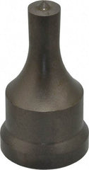 Cleveland Steel Tool - 7/16 Inch Diameter Round Ironworker Punch - 1-1/16 Inch Body Diameter, 1-7/32 Inch Head Diameter, 2-1/8 Inch Overall Length - Industrial Tool & Supply