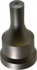 Cleveland Steel Tool - 15/32 Inch Diameter Round Ironworker Punch - 1-1/16 Inch Body Diameter, 1-7/32 Inch Head Diameter, 2-1/8 Inch Overall Length - Industrial Tool & Supply