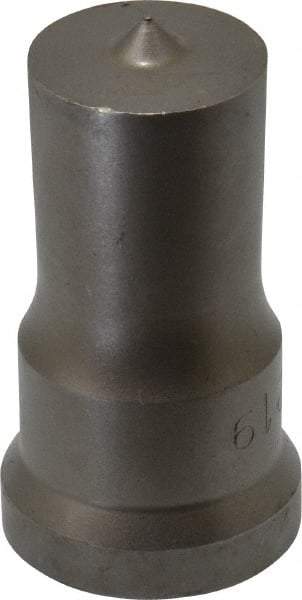 Cleveland Steel Tool - 15/16 Inch Diameter Round Ironworker Punch - 1-1/16 Inch Body Diameter, 1-7/32 Inch Head Diameter, 2-1/8 Inch Overall Length - Industrial Tool & Supply