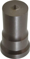 Cleveland Steel Tool - 1 Inch Diameter Round Ironworker Punch - 1-1/16 Inch Body Diameter, 1-7/32 Inch Head Diameter, 2-1/8 Inch Overall Length - Industrial Tool & Supply