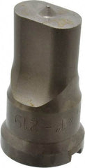 Cleveland Steel Tool - 9/16 Inch Wide Oblong Ironworker Punch - 1-1/16 Inch Body Diameter, 1-7/32 Inch Head Diameter, 2-1/8 Inch Overall Length - Industrial Tool & Supply