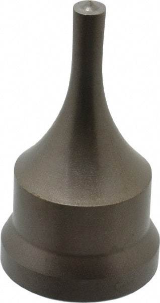 Cleveland Steel Tool - 1/4 Inch Diameter Round Ironworker Punch - 1-1/16 Inch Body Diameter, 1.24 Inch Head Diameter, 2-3/16 Inch Overall Length - Industrial Tool & Supply