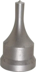 Cleveland Steel Tool - 5/16 Inch Diameter Round Ironworker Punch - 1-1/16 Inch Body Diameter, 1.24 Inch Head Diameter, 2-3/16 Inch Overall Length - Industrial Tool & Supply