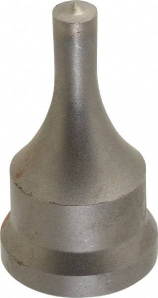 Cleveland Steel Tool - 11/32 Inch Diameter Round Ironworker Punch - 1-1/16 Inch Body Diameter, 1.24 Inch Head Diameter, 2-3/16 Inch Overall Length - Industrial Tool & Supply