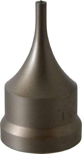 Cleveland Steel Tool - 3/16 Inch Diameter Round Ironworker Punch - 1-7/32 Inch Body Diameter, 1-3/8 Inch Head Diameter, 2-3/8 Inch Overall Length - Industrial Tool & Supply