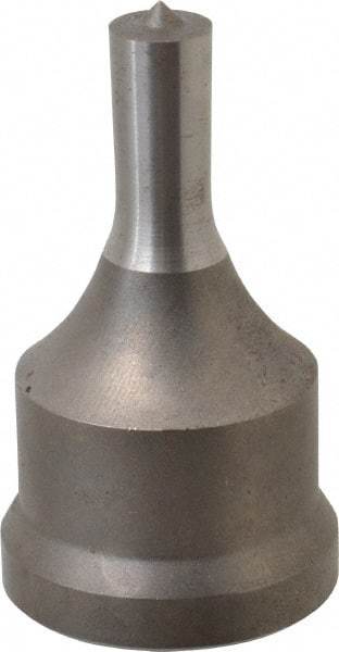 Cleveland Steel Tool - 13/32 Inch Diameter Round Ironworker Punch - 1-7/32 Inch Body Diameter, 1-3/8 Inch Head Diameter, 2-3/8 Inch Overall Length - Industrial Tool & Supply